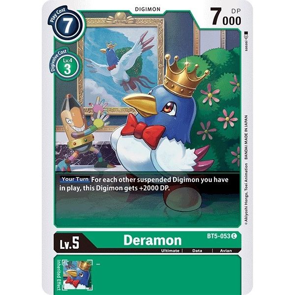 Image for Deramon (BT5-053 C) (BT05) - Digimon Card Game