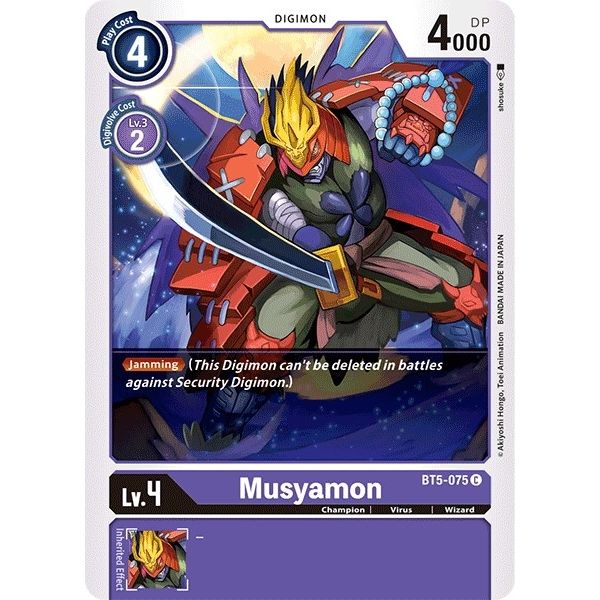 Image for Musyamon (BT5-075 C) (BT05) - Digimon Card Game