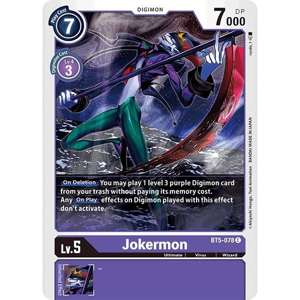 Image for Jokermon (BT5-078 C) (BT05) - Digimon Card Game