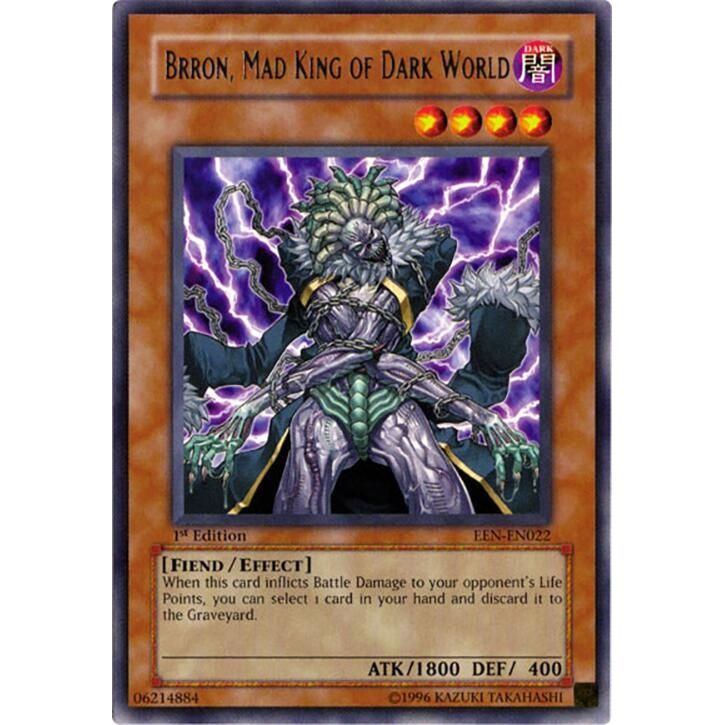 Image for Brron, Mad King of Dark World (EEN-EN022) (EEN) - YuGiOh