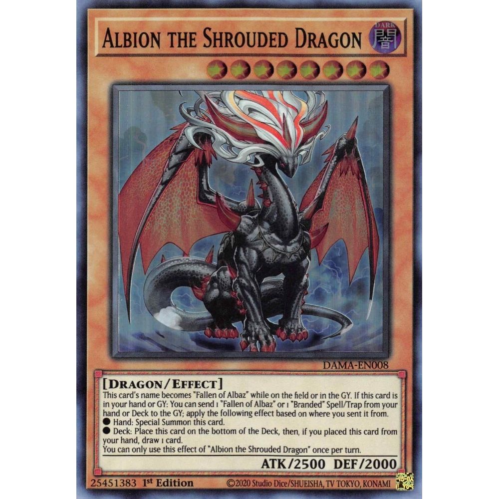 Image for Albion the Shrouded Dragon (DAMA-EN008) (DAMA) - YuGiOh