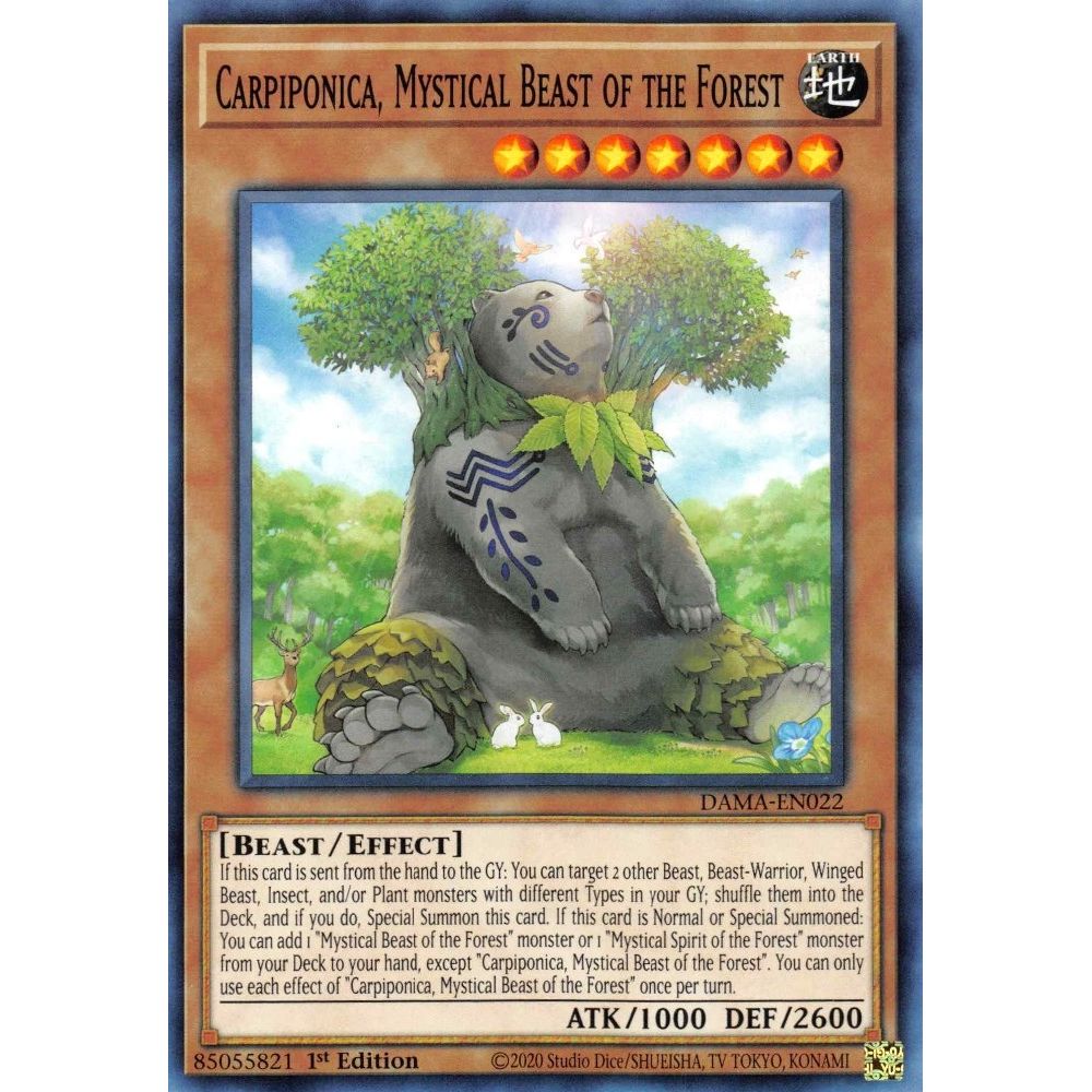 Image for Carpiponica, Mystical Beast of the Forest (DAMA-EN022) (DAMA) - YuGiOh