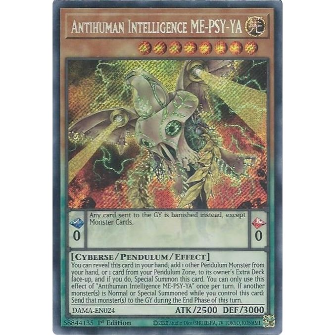 Image for Antihuman Intelligence ME-PSY-YA (DAMA-EN024) (DAMA) - YuGiOh