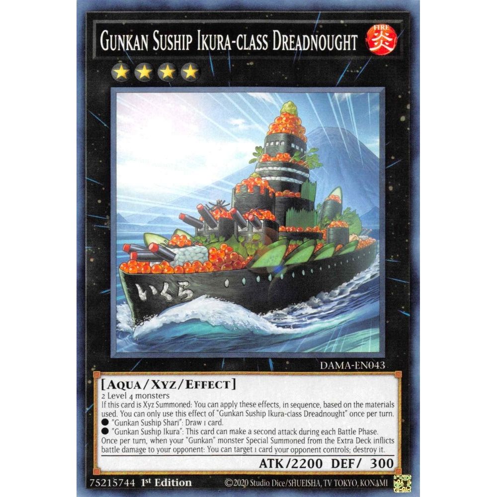 Image for Gunkan Suship Ikura-class Dreadnought (DAMA-EN043) (DAMA) - YuGiOh