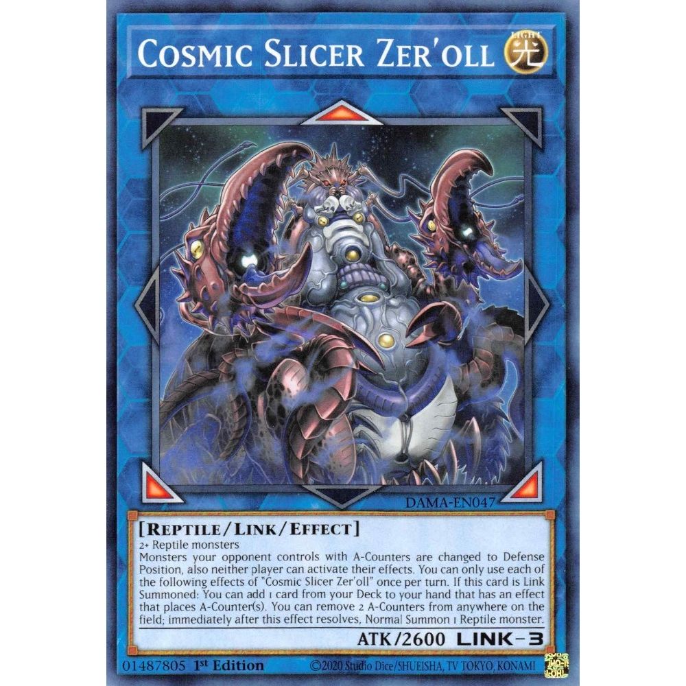Image for Cosmic Slicer Zer'oll (DAMA-EN047) (DAMA) - YuGiOh