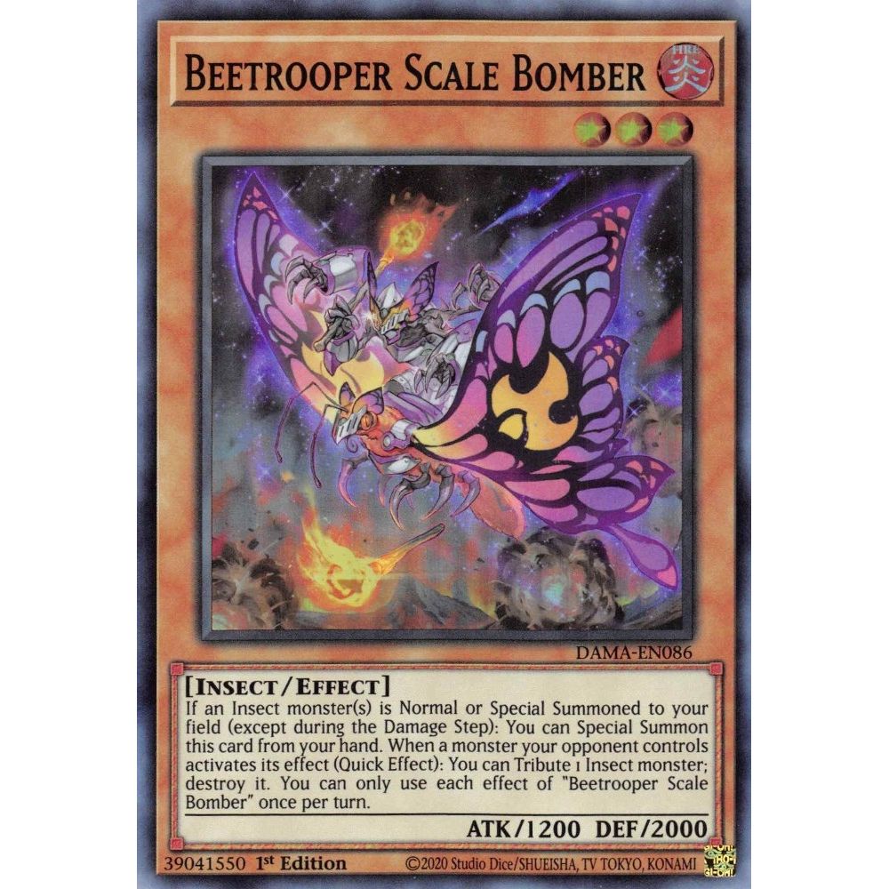 Image for Beetrooper Scale Bomber (DAMA-EN086) (DAMA) - YuGiOh