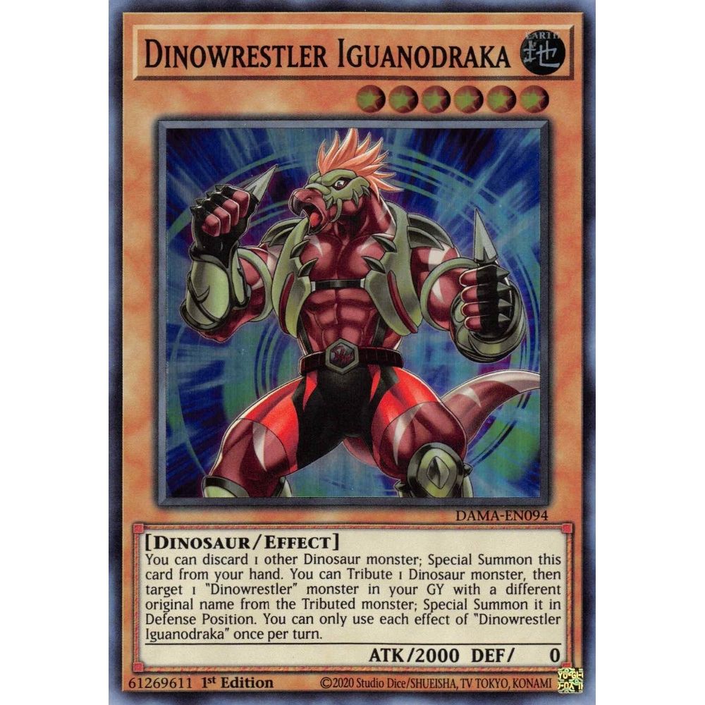 Image for Dinowrestler Iguanodraka (DAMA-EN094) (DAMA) - YuGiOh