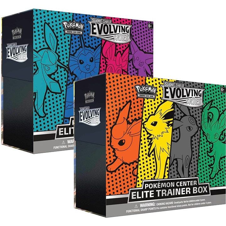 Image for Evolving Skies Pokemon Center Elite Trainer Box [Set of 2] (Exclusive) - Pokemon