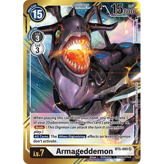 Image for Armageddemon (Alternate Art) (BT5-085 SR) (BT05) - Digimon Card Game
