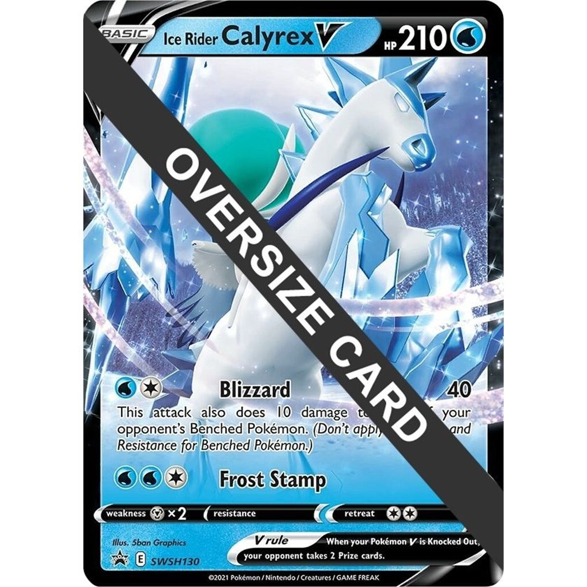 Image for Ice Rider Calyrex V - SWSH130 (SWSH130) (PR) - Pokemon
