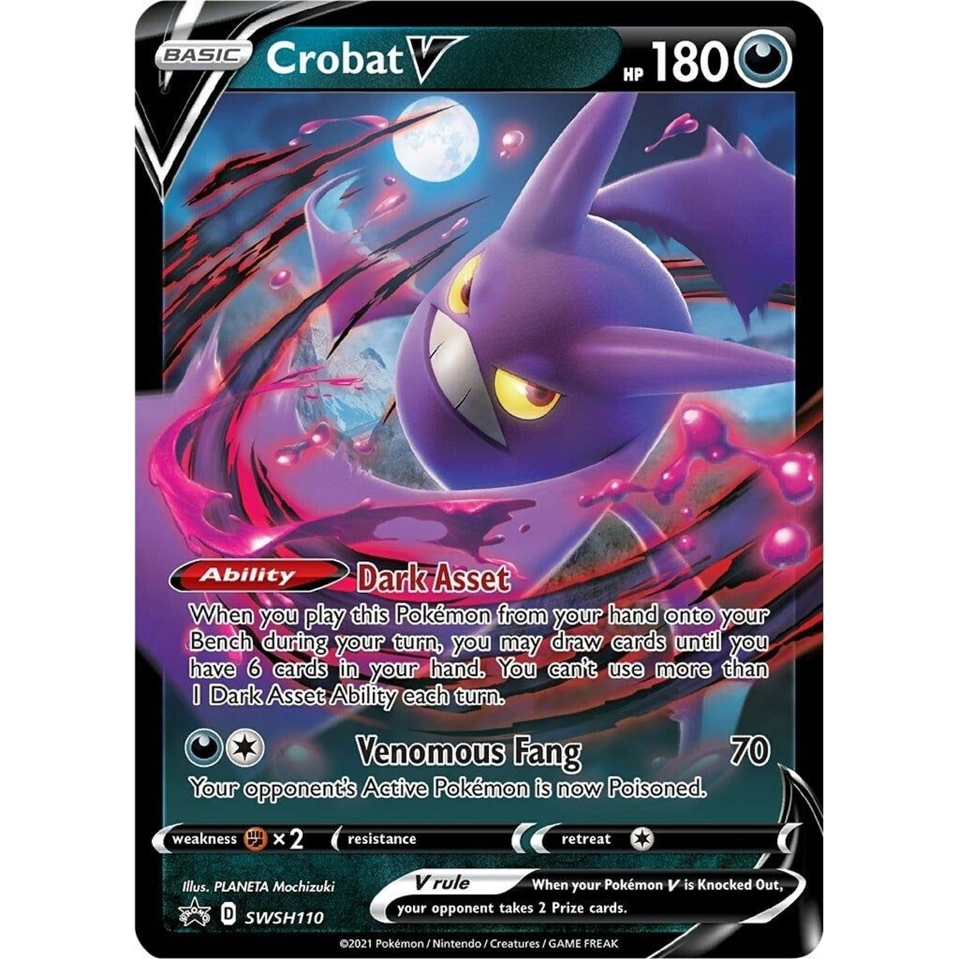 Image for Crobat V - SWSH110 (SWSH110) (SWSD) - Pokemon