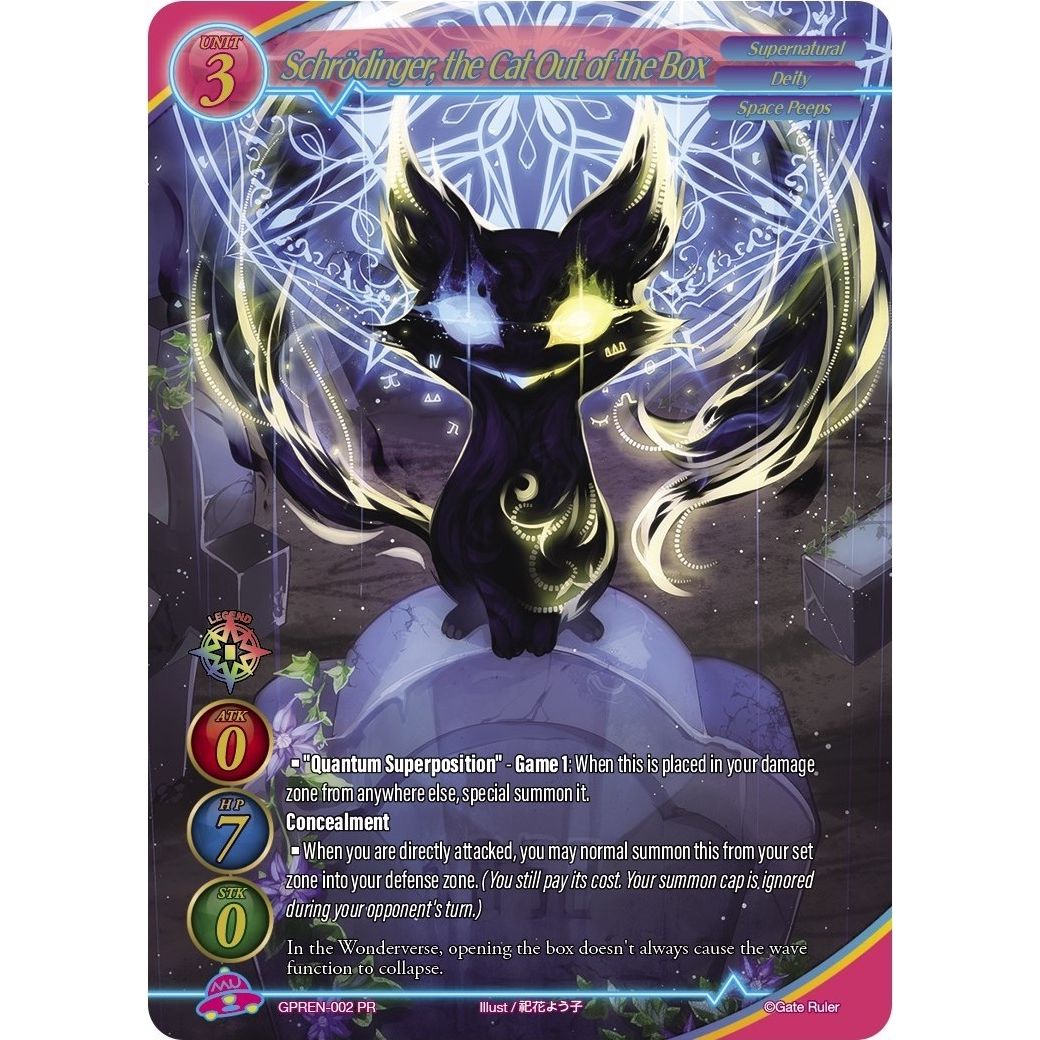 Image for Schrodinger, the Cat Out of the Box (GPREN-002 PR) (GPR) - Gate Ruler