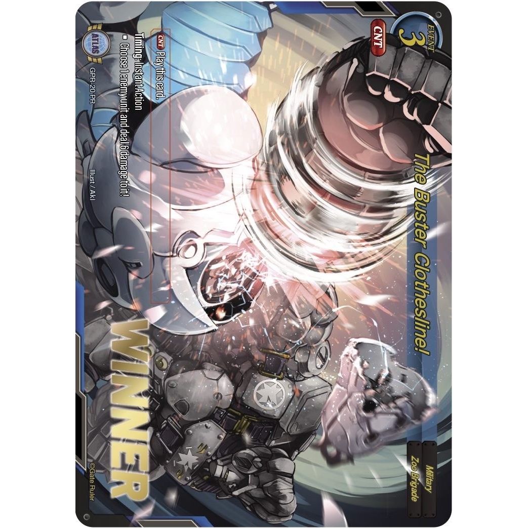 Image for The Buster Clothesline! (Winner Stamped) (GPR-20 PR) (GPR) - Gate Ruler