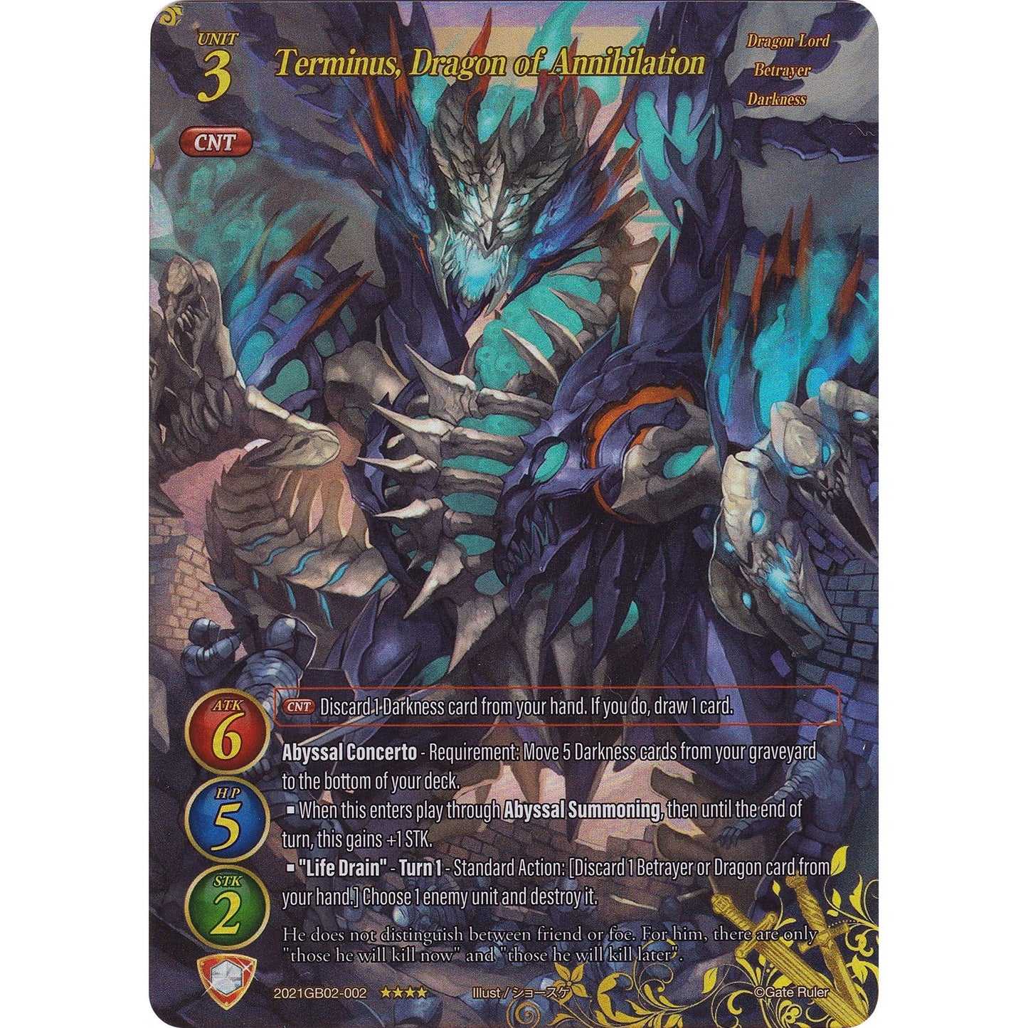 Image for Terminus, Dragon of Annihilation (Full Art) (2021GB02-002) (GB02) - Gate Ruler