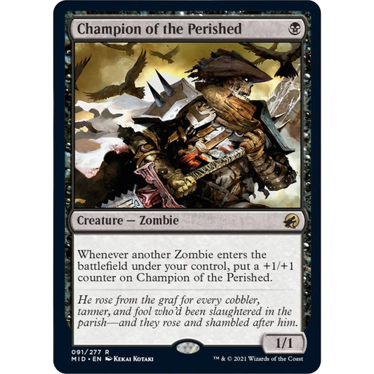Image for Champion of the Perished (91) (MID) - Magic: The Gathering