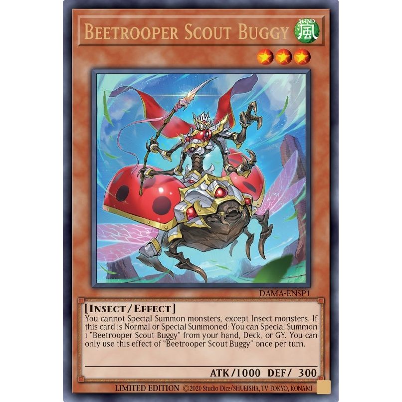 Image for Beetrooper Scout Buggy (DAMA-ENSP1) (DAMA-ENSP1) (DAMA) - YuGiOh