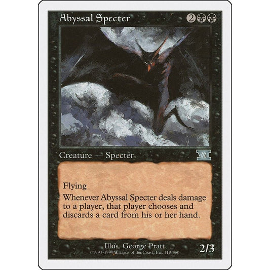 Image for Abyssal Specter (110) (6ED) - Magic: The Gathering