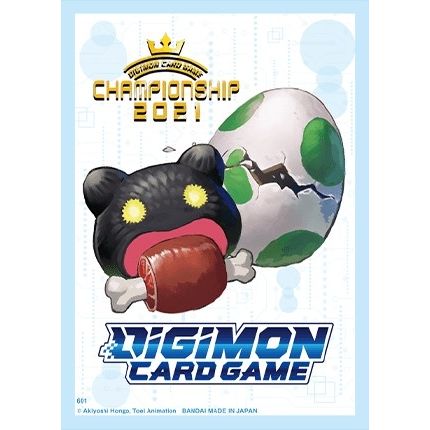 Image for Digimon Card Game Official Sleeves - Digi-Egg (2021 Championship) - Card Sleeves