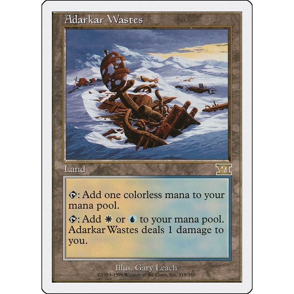 Image for Adarkar Wastes (319) (6ED) - Magic: The Gathering