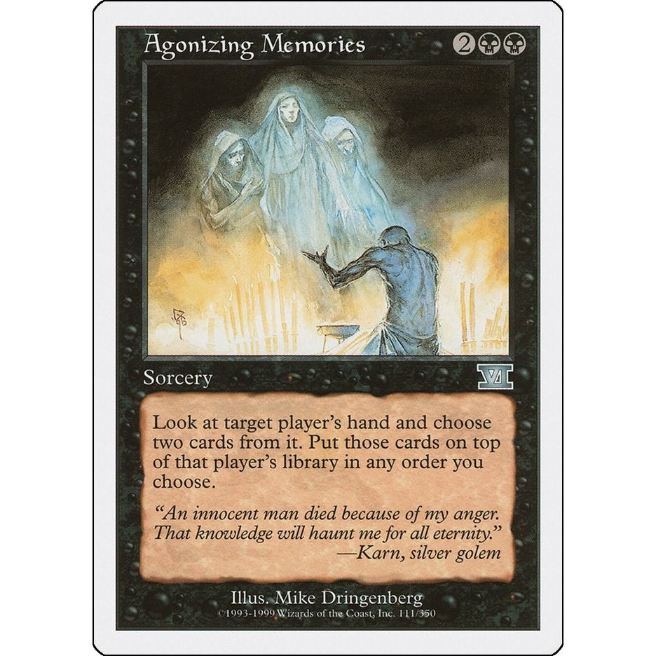 Image for Agonizing Memories (111) (6ED) - Magic: The Gathering