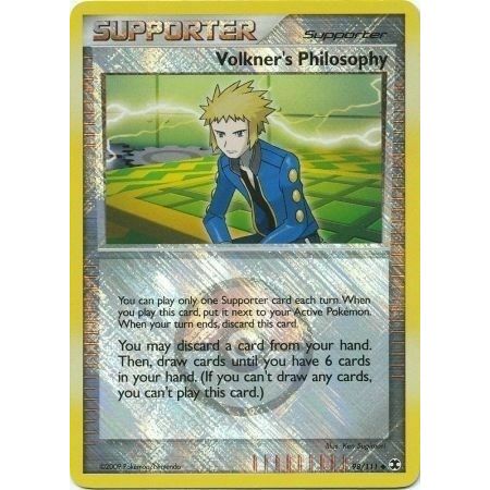 Image for Volkner's Philosophy - 98/111 (Player Reward) (098/111) (PR) - Pokemon
