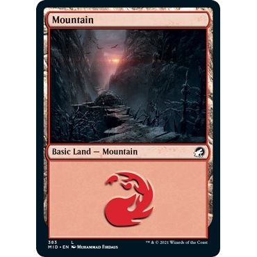 Image for Mountain (383) (383) (MID) - Magic: The Gathering