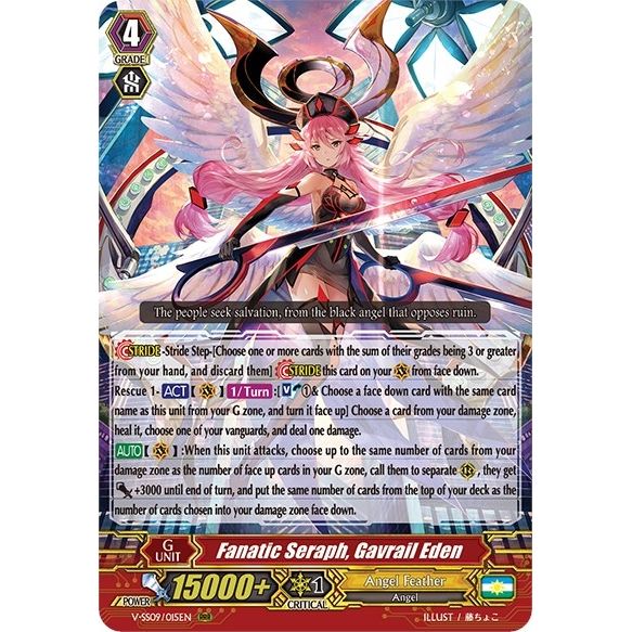 Image for Fanatic Seraph, Gavrail Eden (V-SS09/015EN) (V-SS09) - Cardfight Vanguard