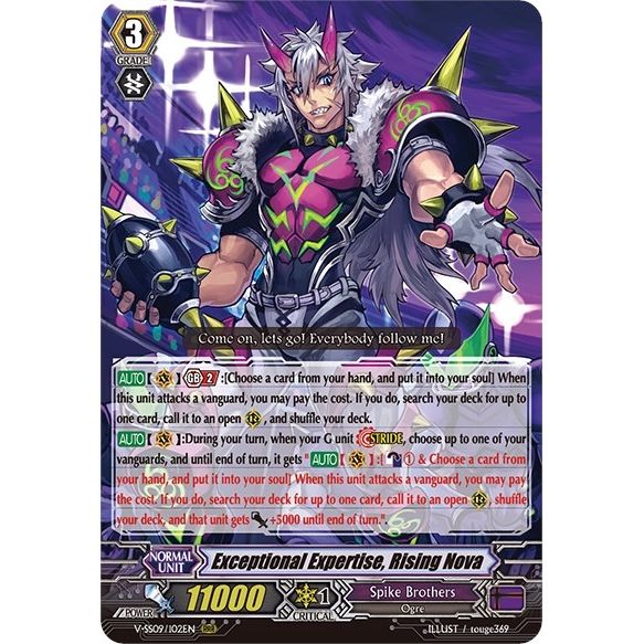 Image for Exceptional Expertise, Rising Nova (V-SS09/102EN) (V-SS09) - Cardfight Vanguard