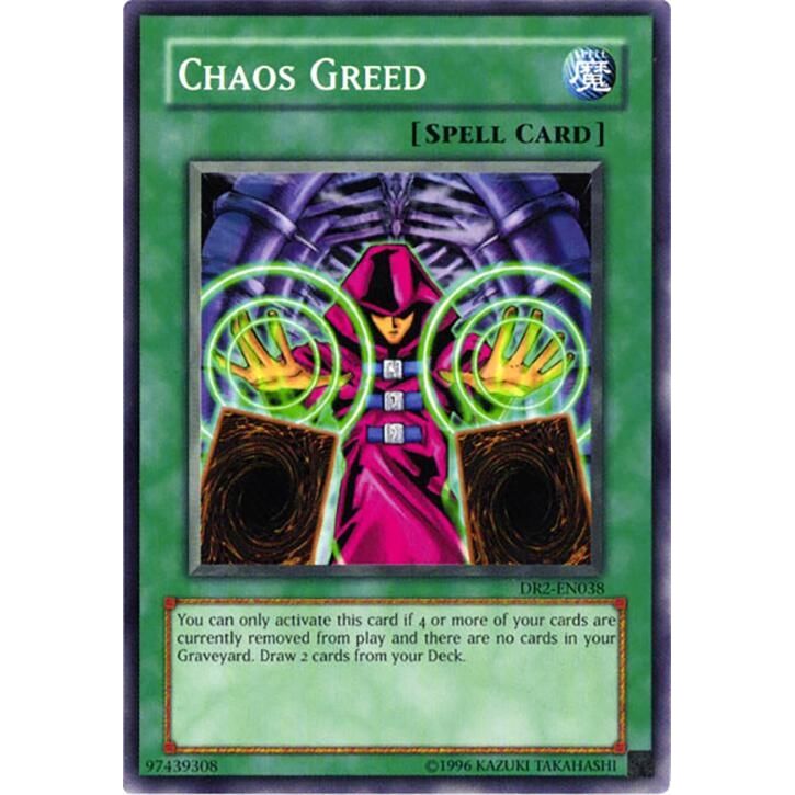 Image for Chaos Greed (DR2-EN038) (DR2) - YuGiOh