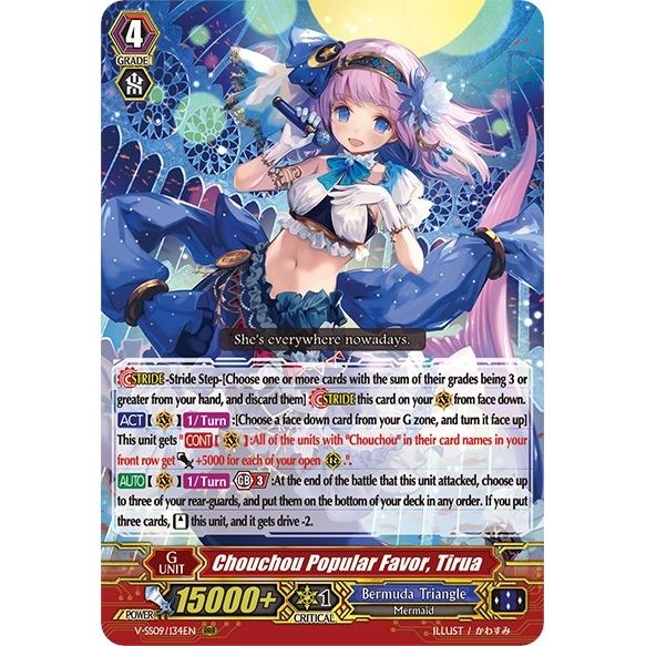 Image for Chouchou Popular Favor, Tirua (V-SS09/134EN) (V-SS09) - Cardfight Vanguard