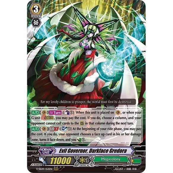 Image for Evil Governor, Darkface Gredora (V-SS09/152EN) (V-SS09) - Cardfight Vanguard