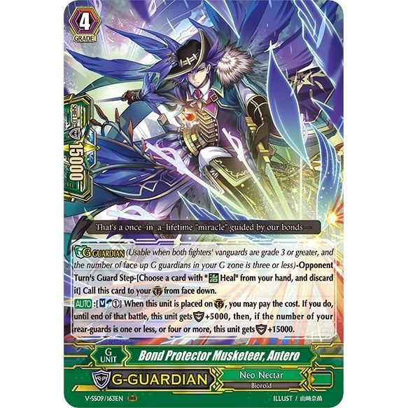 Image for Bond Protector Musketeer, Antero (V-SS09/163EN) (V-SS09) - Cardfight Vanguard