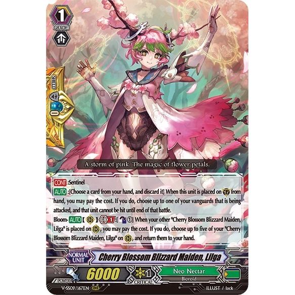 Image for Cherry Blossom Blizzard Maiden, Lilga (V-SS09/167EN) (V-SS09) - Cardfight Vanguard