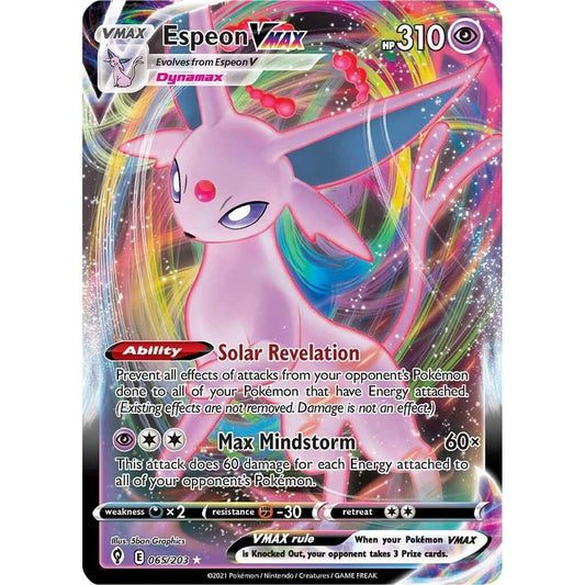 Image for Espeon VMAX (065/203) (SWSH07) - Pokemon