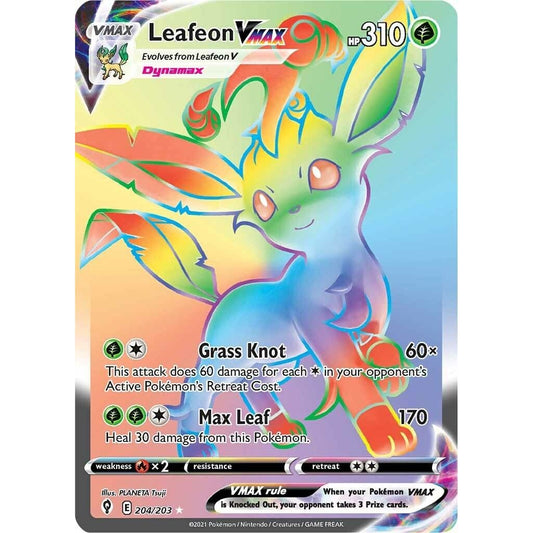 Image for Leafeon VMAX (Secret) (204/203) (SWSH07) - Pokemon
