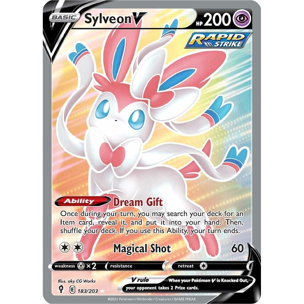 Image for Sylveon V (Full Art) (183/203) (SWSH07) - Pokemon