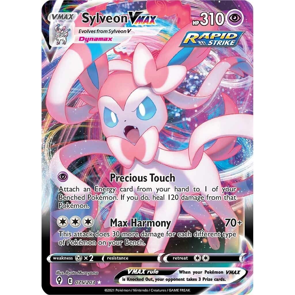Image for Sylveon VMAX (075/203) (SWSH07) - Pokemon