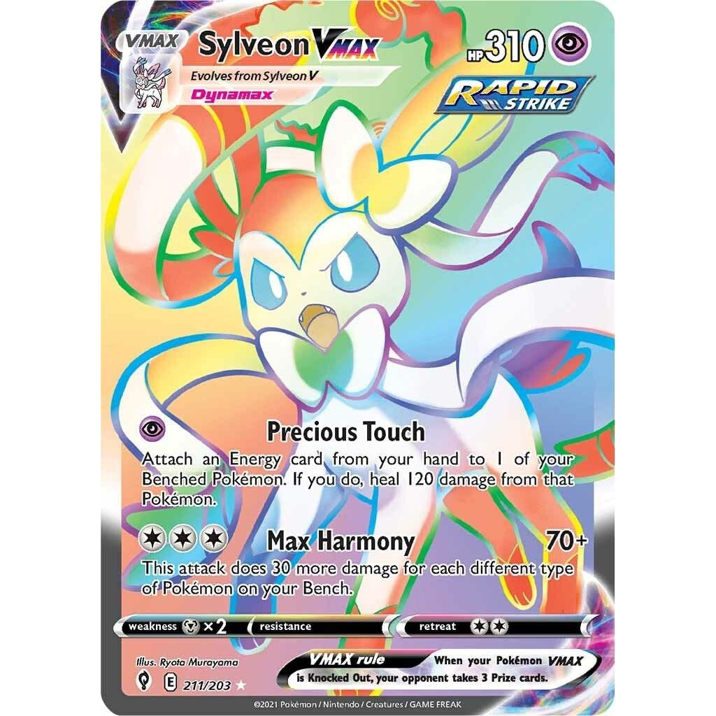Image for Sylveon VMAX (Secret) (211/203) (SWSH07) - Pokemon