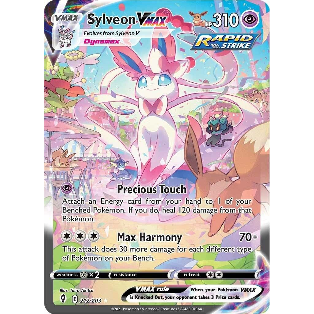 Image for Sylveon VMAX (Alternate Art Secret) (212/203) (SWSH07) - Pokemon