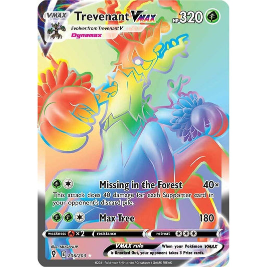 Image for Trevenant VMAX (Secret) (206/203) (SWSH07) - Pokemon