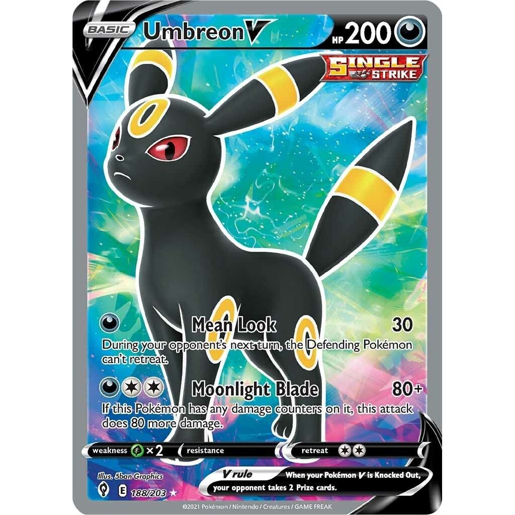 Image for Umbreon V (Full Art) (188/203) (SWSH07) - Pokemon