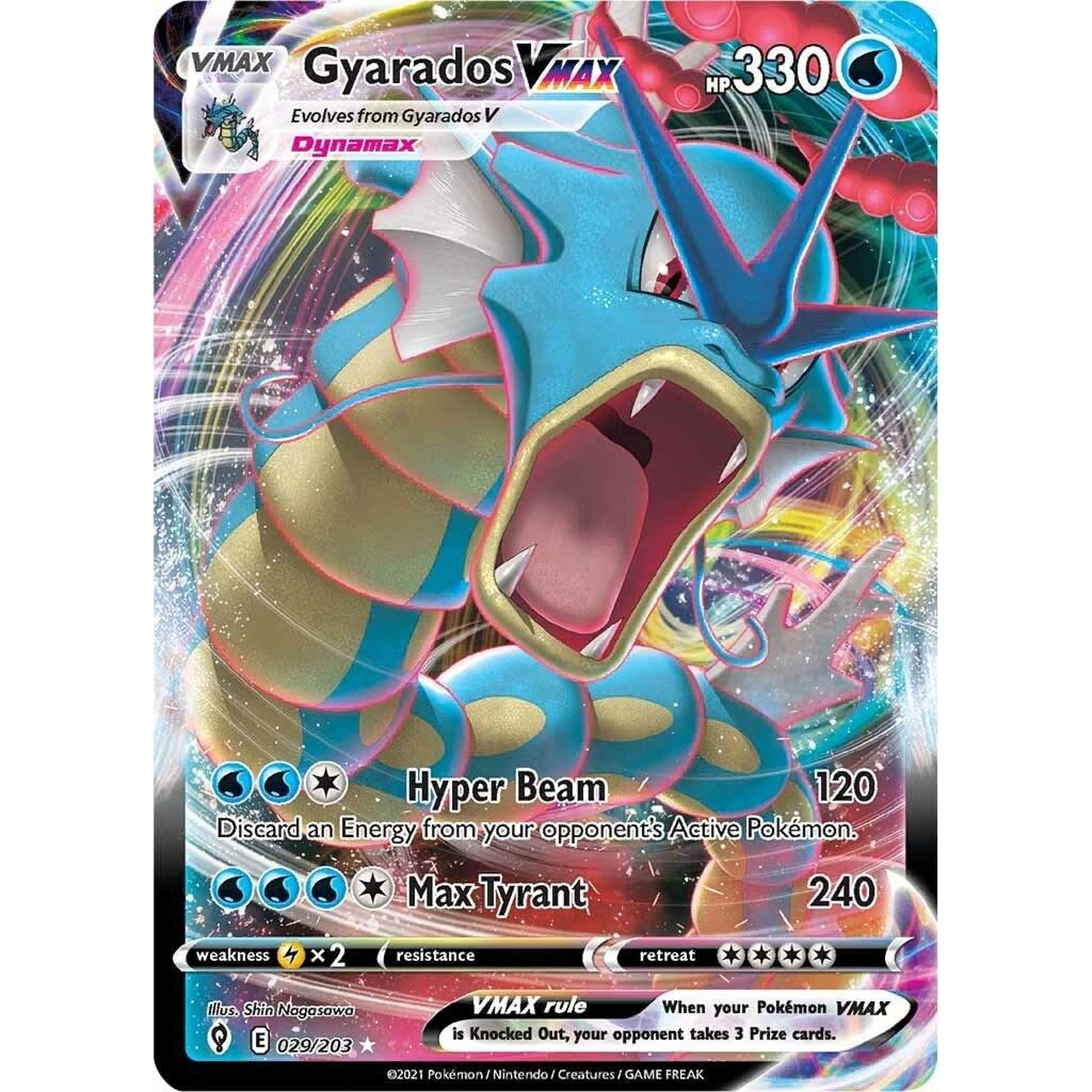 Image for Gyarados VMAX (029/203) (SWSH07) - Pokemon
