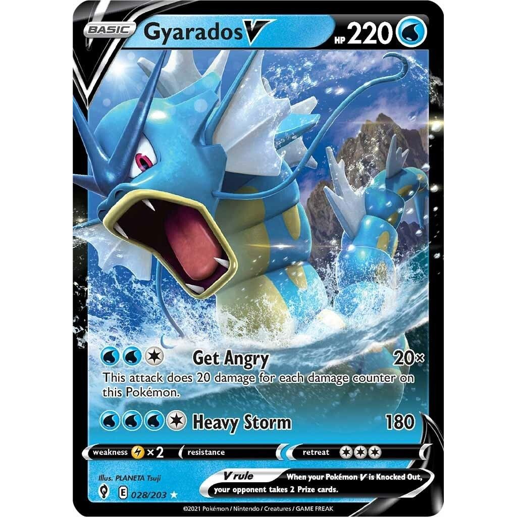 Image for Gyarados V (028/203) (SWSH07) - Pokemon