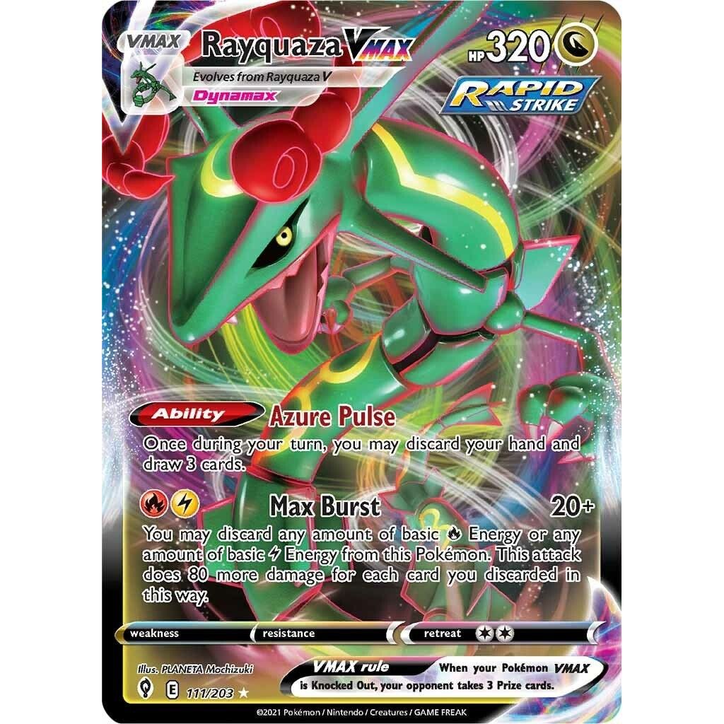 Image for Rayquaza VMAX (111/203) (SWSH07) - Pokemon