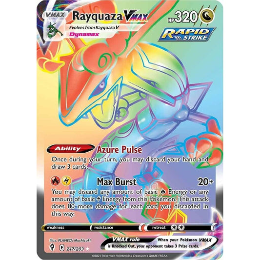 Image for Rayquaza VMAX (Secret) (217/203) (SWSH07) - Pokemon