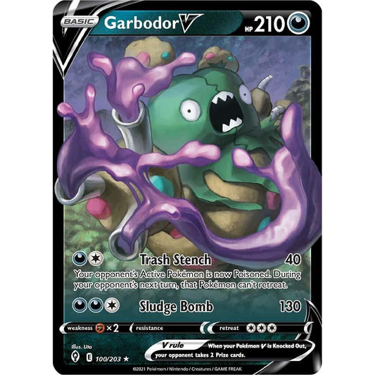 Image for Garbodor V (100/203) (SWSH07) - Pokemon