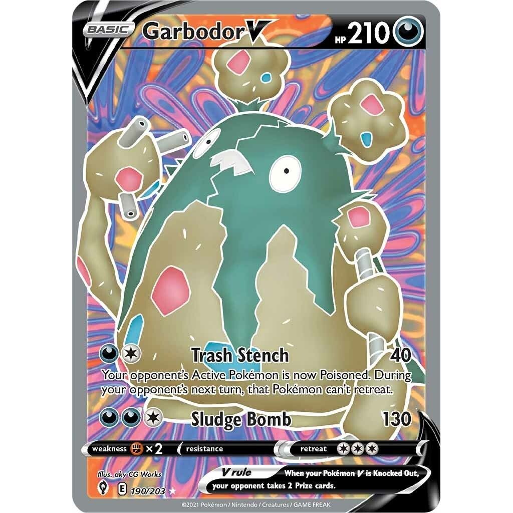Image for Garbodor V (Full Art) (190/203) (SWSH07) - Pokemon