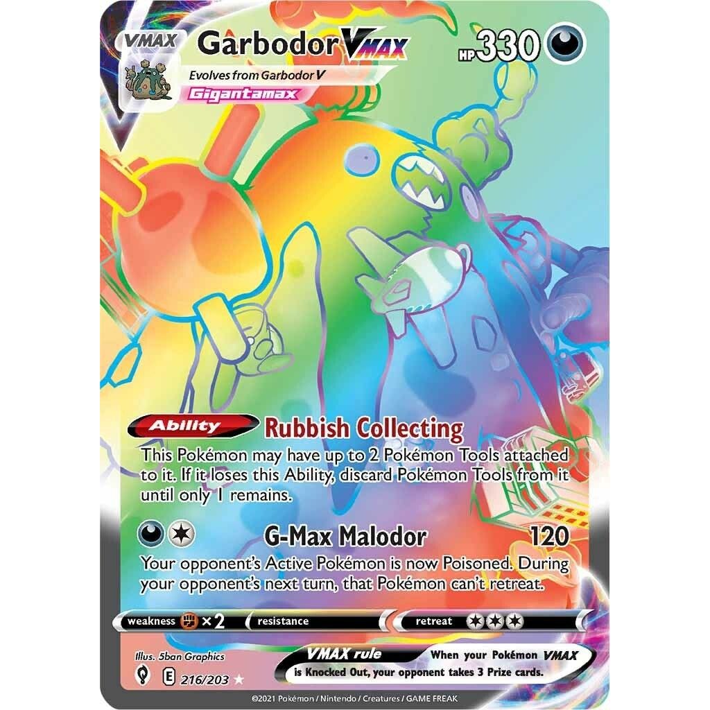 Image for Garbodor VMAX (Secret) (216/203) (SWSH07) - Pokemon