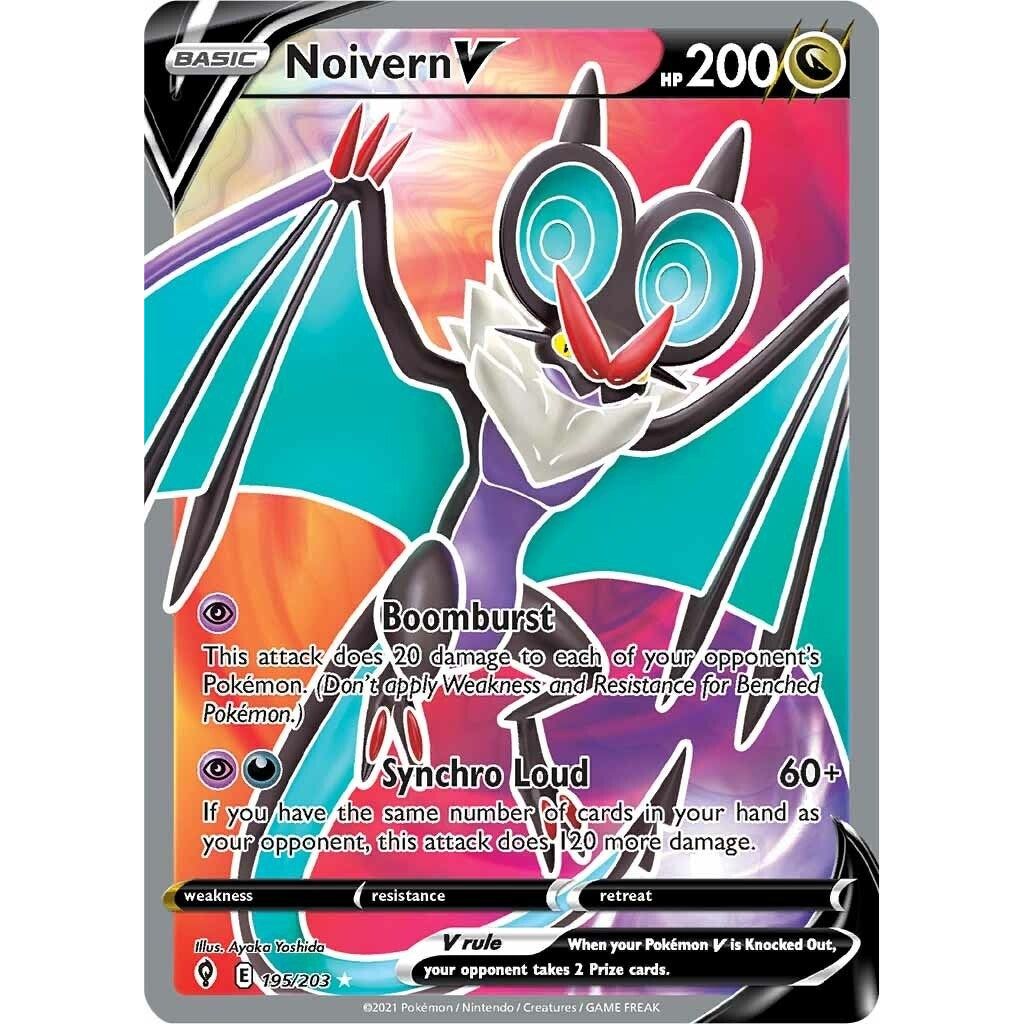 Image for Noivern V (Full Art) (195/203) (SWSH07) - Pokemon