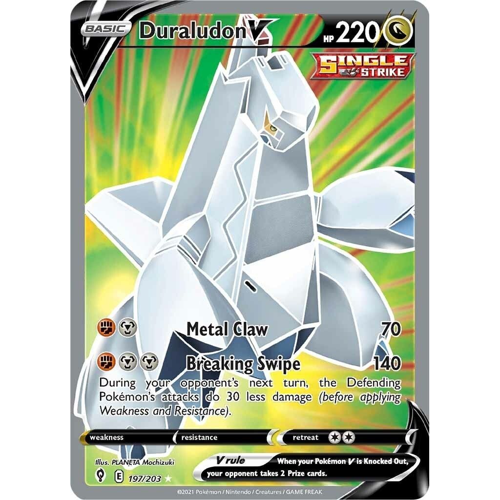 Image for Duraludon V (Full Art) (197/203) (SWSH07) - Pokemon